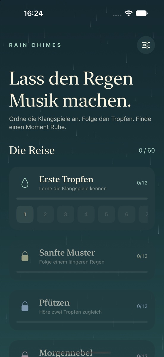 Wähle den nächsten Regen