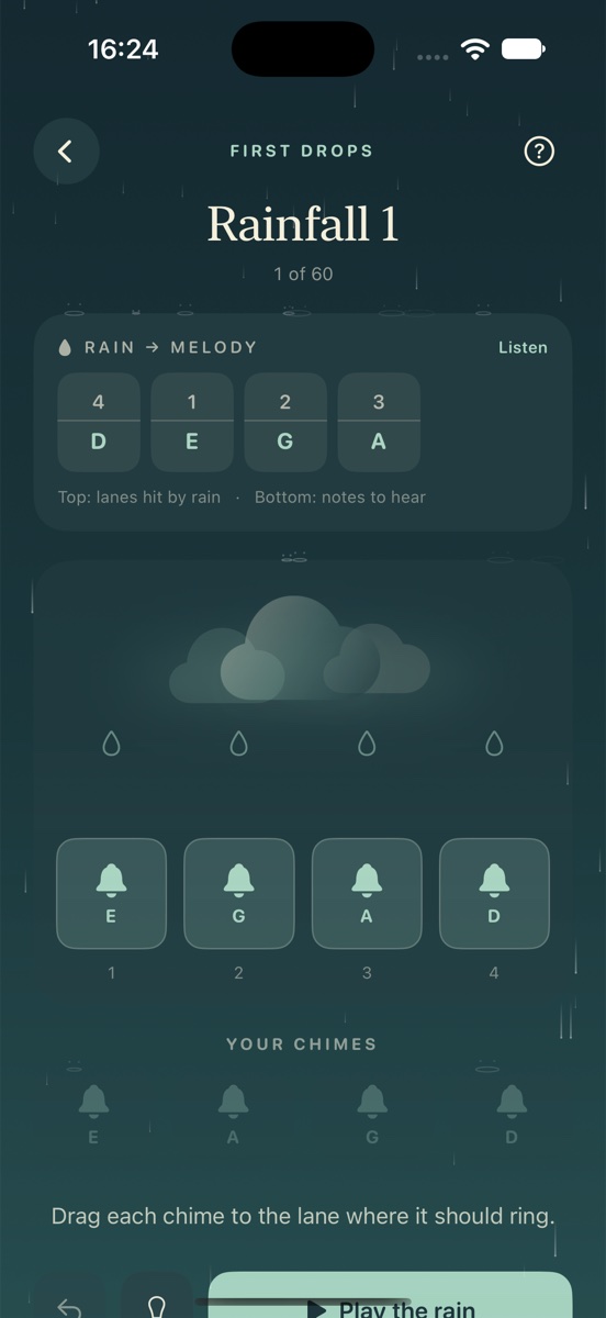 Make the rain sing