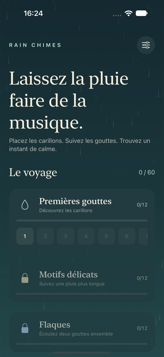 Choisissez la prochaine pluie